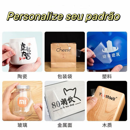 【500 porções 】 Etiqueta especial personalizada etiqueta uv