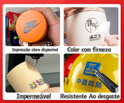 【500 porções 】 Etiqueta especial personalizada etiqueta uv